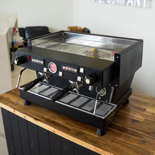 Custom Black La Marzocco Linea AV 2 Group Espresso Machine Service