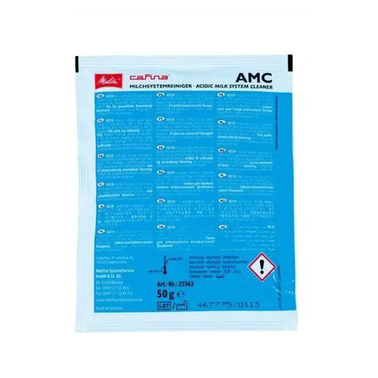10 bags AMC Cleaner Acidic Milk System Cleaner 50g pack Each