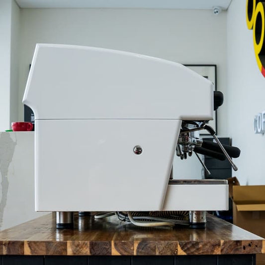 Used Wega Atlas 2 Group White 15 Amp Coffee Machine