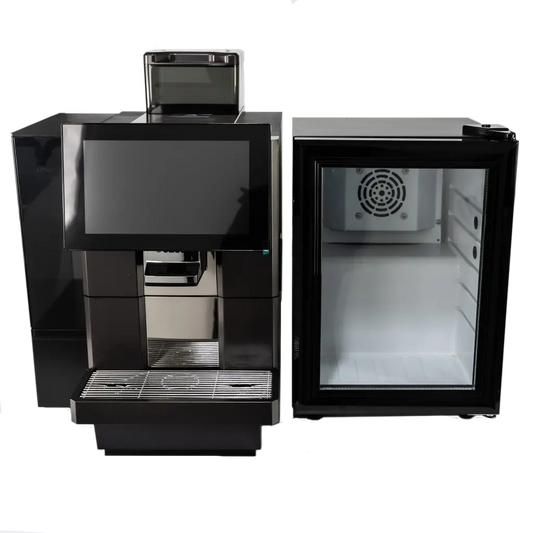 Saeco SE180 Automatic Coffee Machine and Precision Fridge Package
