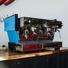 Pre Loved La Marzocco 2 Group Linea Classic MP In Ocean Blue