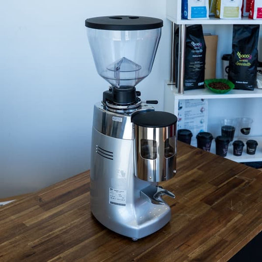 Pre Owned Mazzer Kony Automatic Silver Grinder