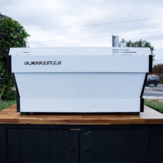 2020 3 group La Marzocco PB White AS NEW - Was In Restaurant - Australia - Di Pacci