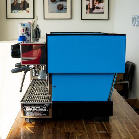 Pre Loved La Marzocco 2 Group Linea Classic MP In Ocean Blue