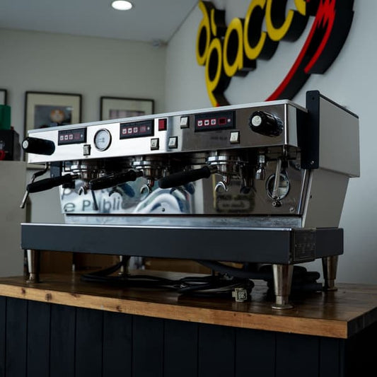 La Marzocco Linea AV 3 Group Tall Cup Espresso Machine Shot Timers