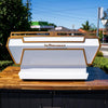 Stunning As New White Gold KB90 2 Group Rare Used Coffee Machine