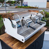 3 Group Pre Loved Custom white & bronze Synesso Coffee Machine - Australia - Di Pacci