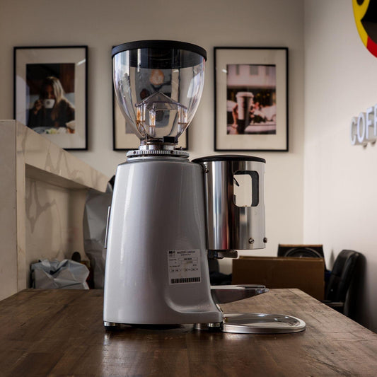 Pre Loved Mazzer Mini Manual Coffee Grinder Silver