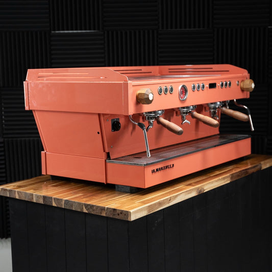 Pre-Loved La Marzocco PB 3 Group Custom Sand Orange Espresso Machine
