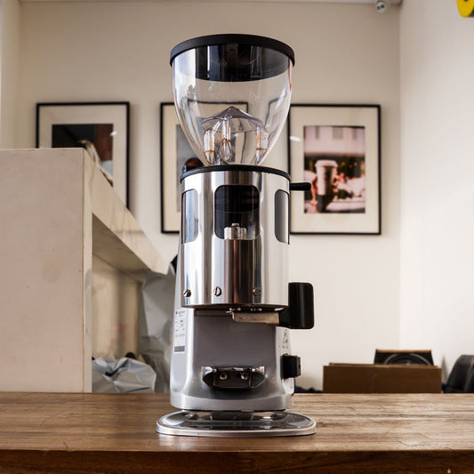 Pre Loved Mazzer Mini Manual Coffee Grinder Silver