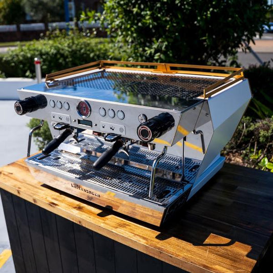 Stunning As New White Gold KB90 2 Group Rare Used Coffee Machine
