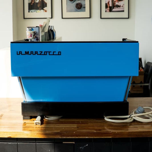 Pre Loved La Marzocco 2 Group Linea Classic MP In Ocean Blue