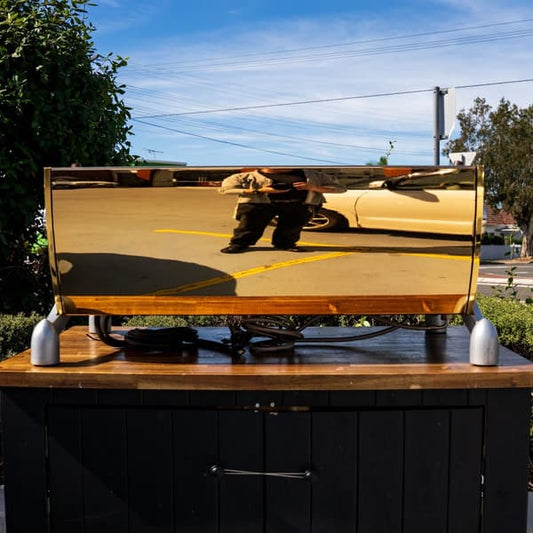 Custom Gold Plated 3 Pre Loved 3 Group Slayer Espresso Coffee Machine