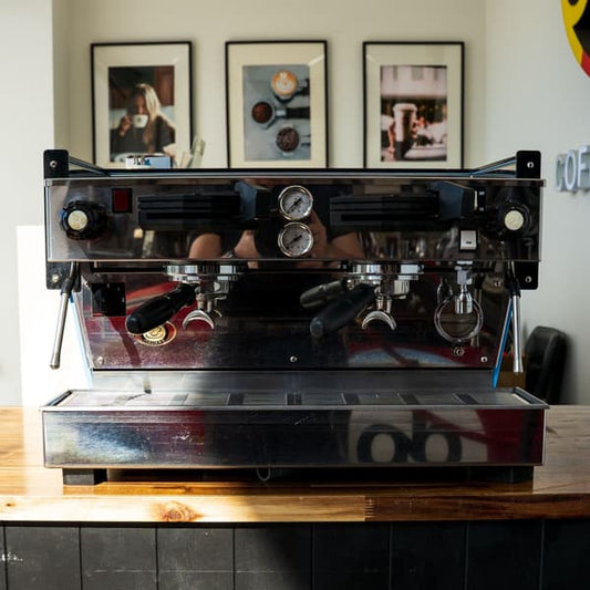 Pre Loved La Marzocco 2 Group Linea Classic MP In Ocean Blue