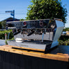 Stunning As New White Gold KB90 2 Group Rare Used Coffee Machine