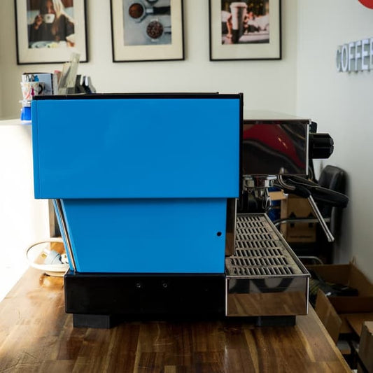 Pre Loved La Marzocco 2 Group Linea Classic MP In Ocean Blue