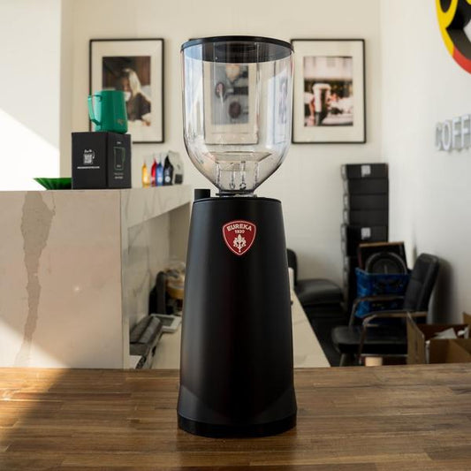 Ex Demo Eureka Helios 80 Electronic Coffee Grinder In Black