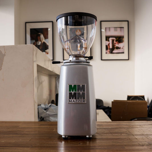Pre Loved Mazzer Mini Manual Coffee Grinder Silver