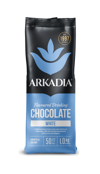 Arkadia Flavoured Drinking Chocolate - White 1kg