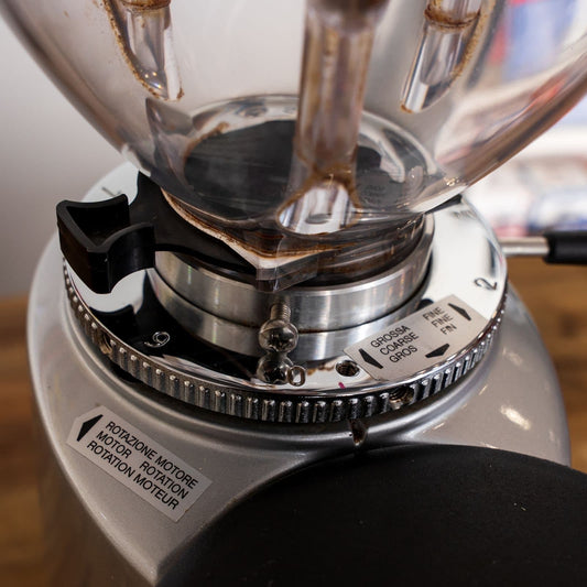 Pre Loved Mazzer Mini Manual Coffee Grinder Silver