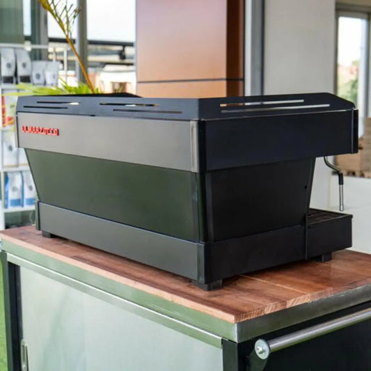 As new 3 Group Custom La Marzocco PB Commercial Coffee