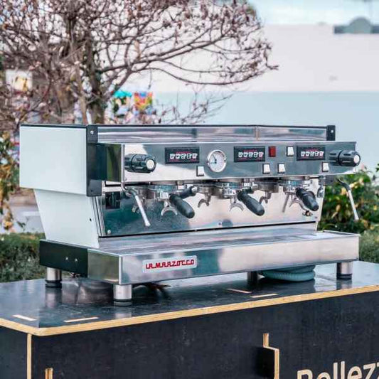 Beautiful 3 Group La Marzocco Linea AV Commercial Coffee Machine - Australia - Di Pacci