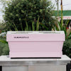 Beautiful Baby Pink 3 Group La Marzocco PB Commercial Coffee Machine - Australia - Di Pacci