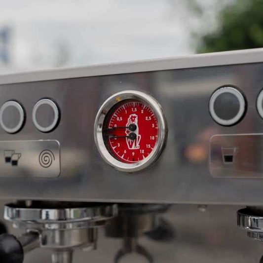 Beautiful Baby Pink 3 Group La Marzocco PB Commercial Coffee Machine - Australia - Di Pacci