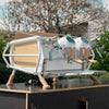 Beautiful Brand New 2 Group Sanremo Cafe Racer White & Timber - Australia - Di Pacci