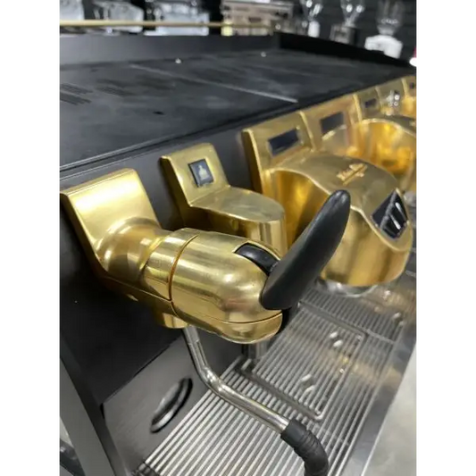 Beautiful Custom 3 Group Gravermetric Black Eagle Coffee