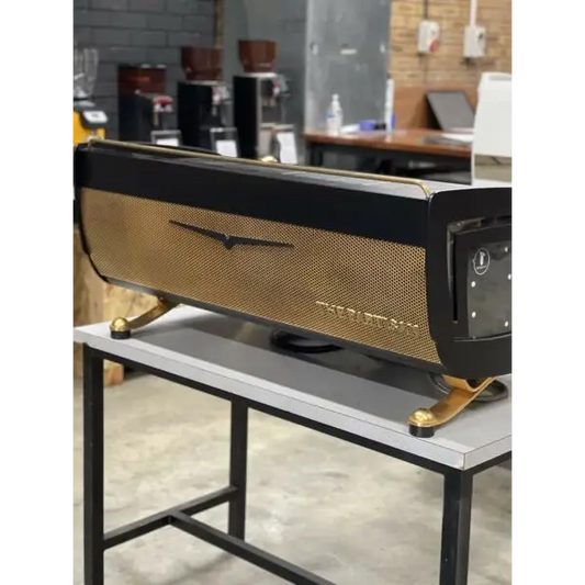 Beautiful Custom 3 Group Gravermetric Black Eagle Coffee