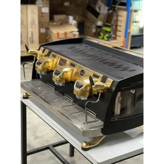 Beautiful Custom 3 Group Gravermetric Black Eagle Coffee