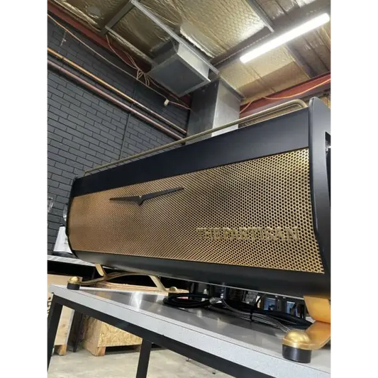 Beautiful Custom 3 Group Gravermetric Black Eagle Coffee