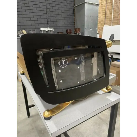 Beautiful Custom 3 Group Gravermetric Black Eagle Coffee