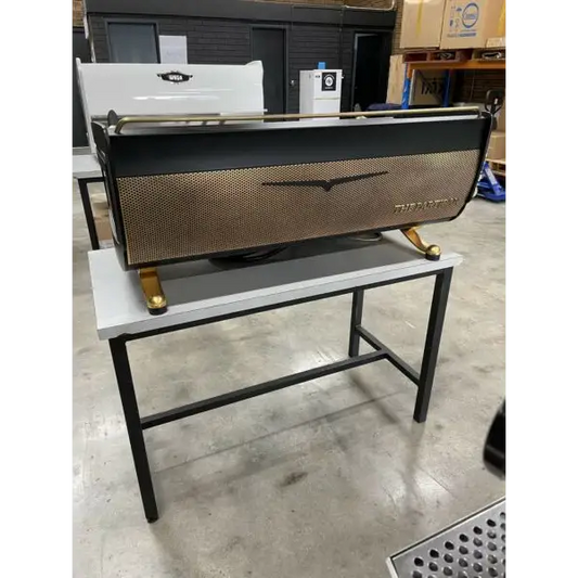 Beautiful Custom 3 Group Gravermetric Black Eagle Coffee