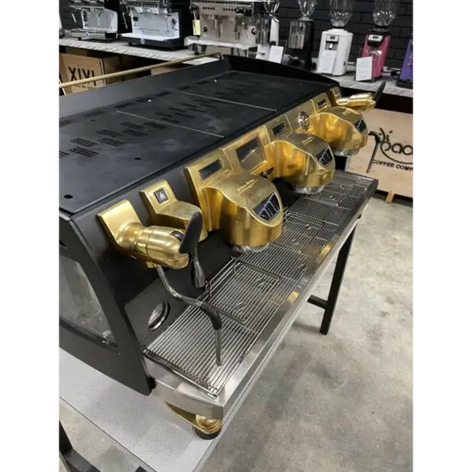 Beautiful Custom 3 Group Gravermetric Black Eagle Coffee