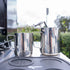 Black Futurmat Ottima & DIP DS - 68 Grinder + Precision Accessories & Stainless Steel Coffee Cart Package - Australia - Di Pacci