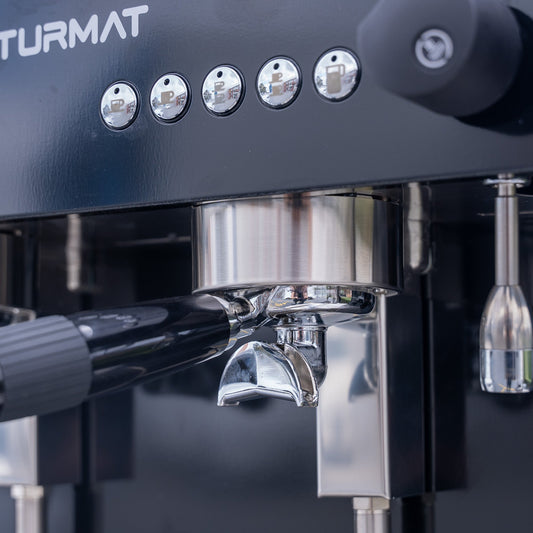 Black Futurmat Ottima & DIP DS - 68 Grinder + Precision Accessories & Stainless Steel Coffee Cart Package - Australia - Di Pacci