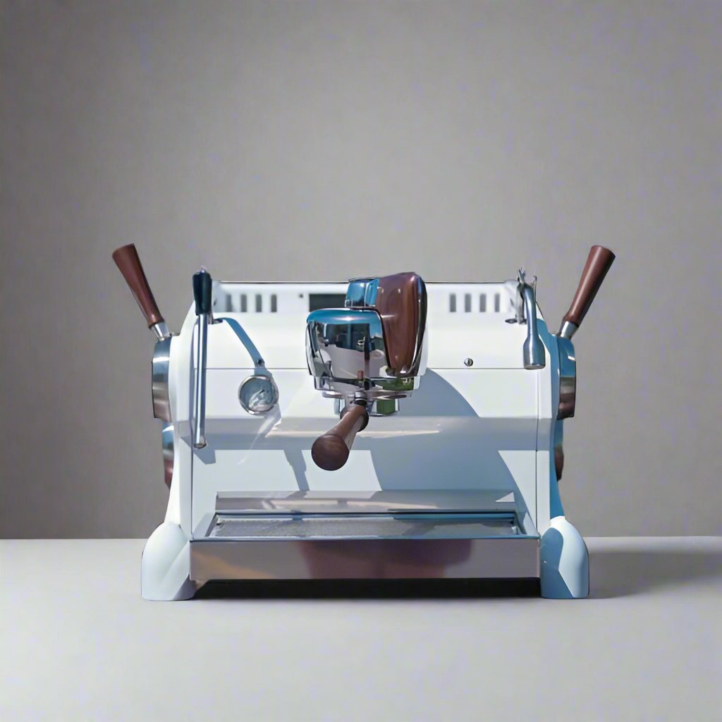 Brand New Custom Slayer Espresso In White Coffee Machine - Australia - Di Pacci