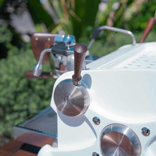 Brand New Custom Slayer Espresso In White Coffee Machine - Australia - Di Pacci