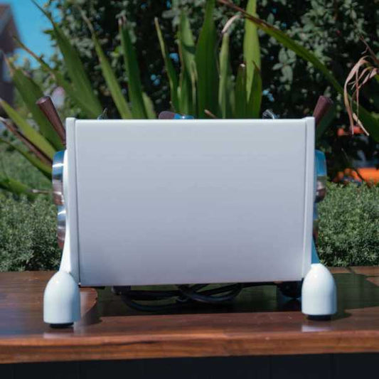 Brand New Custom Slayer Espresso In White Coffee Machine - Australia - Di Pacci