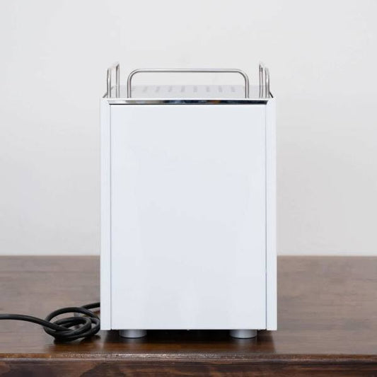 Brand New Custom White ECM Mechanika Slim With Timber Kit Coffee Machine - Australia - Di Pacci