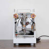 Brand New Custom White ECM Mechanika Slim With Timber Kit Coffee Machine - Australia - Di Pacci