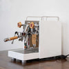 Brand New Custom White ECM Mechanika Slim With Timber Kit Coffee Machine - Australia - Di Pacci