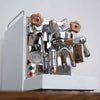Brand New Custom White ECM Mechanika Slim With Timber Kit Coffee Machine - Australia - Di Pacci
