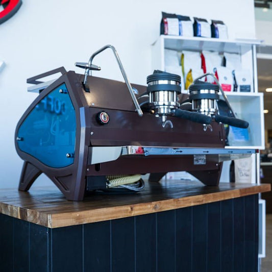 Brand New La Marzocco Strada S AV 2 Group Custom Brown Canceled Order - Australia - Di Pacci