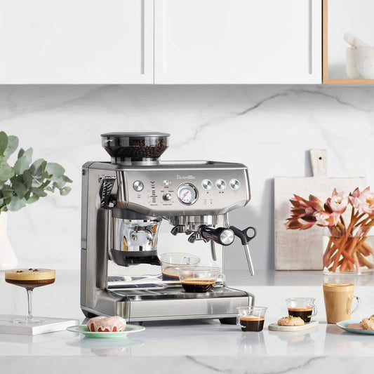 Breville Barista Express Impress Manual Espresso Machine with free coffee and accessories - Australia - Di Pacci