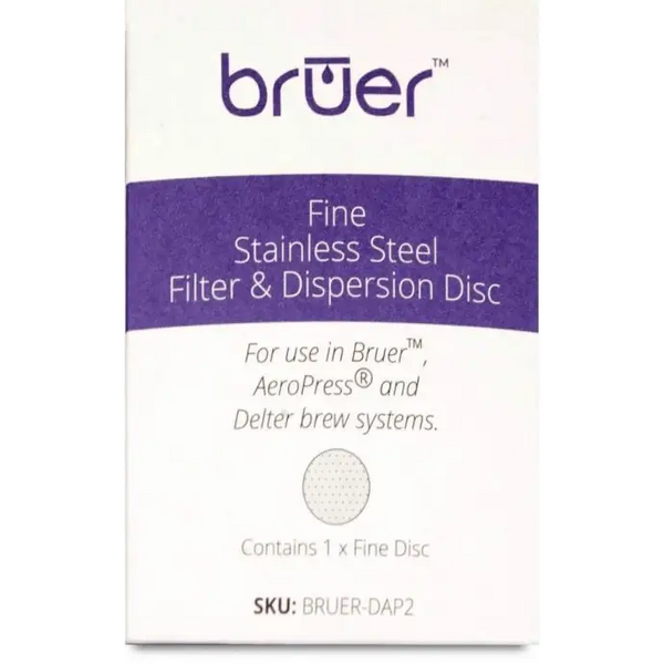 Bruer Stainless Steel Filter Disk for Aeropress & Bruer -