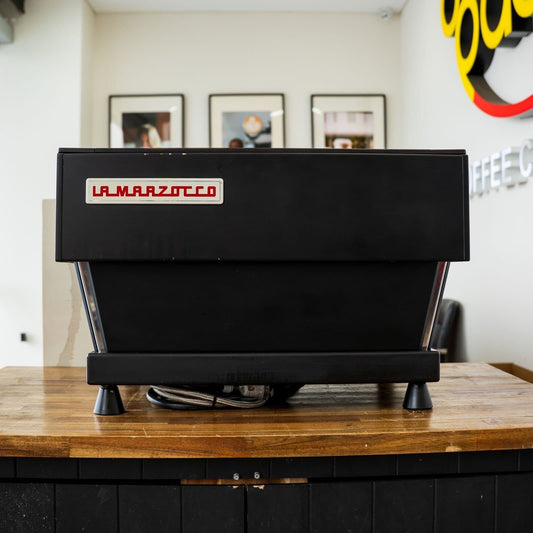 Custom Black La Marzocco Linea AV 2 Group Espresso Machine Service