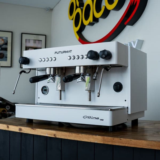 Pre Loved 2 group Futurmat Ottima Tall Cup 15Amp coffee Machine
